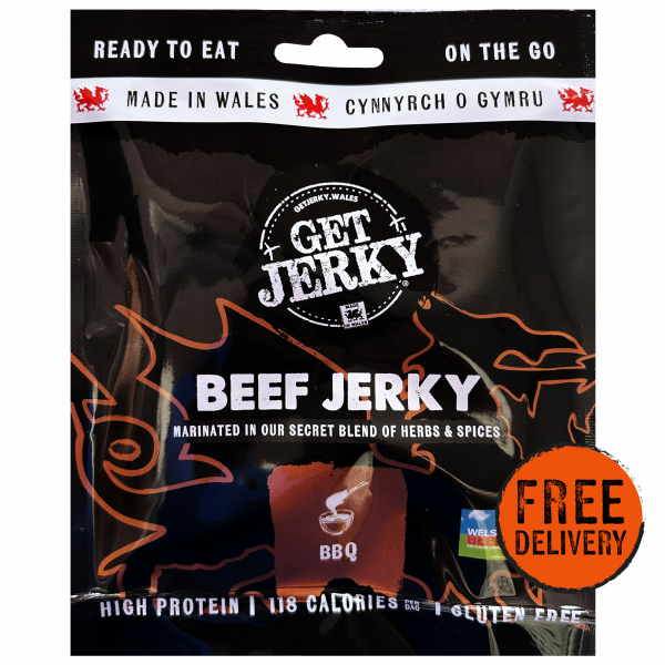 BBQ Beef Jerky, Premium Welsh Jerky