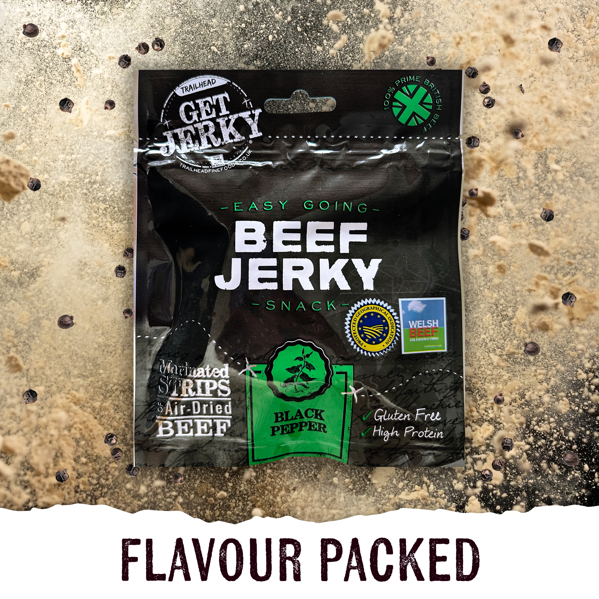 Black Pepper Beef Jerky Flavour