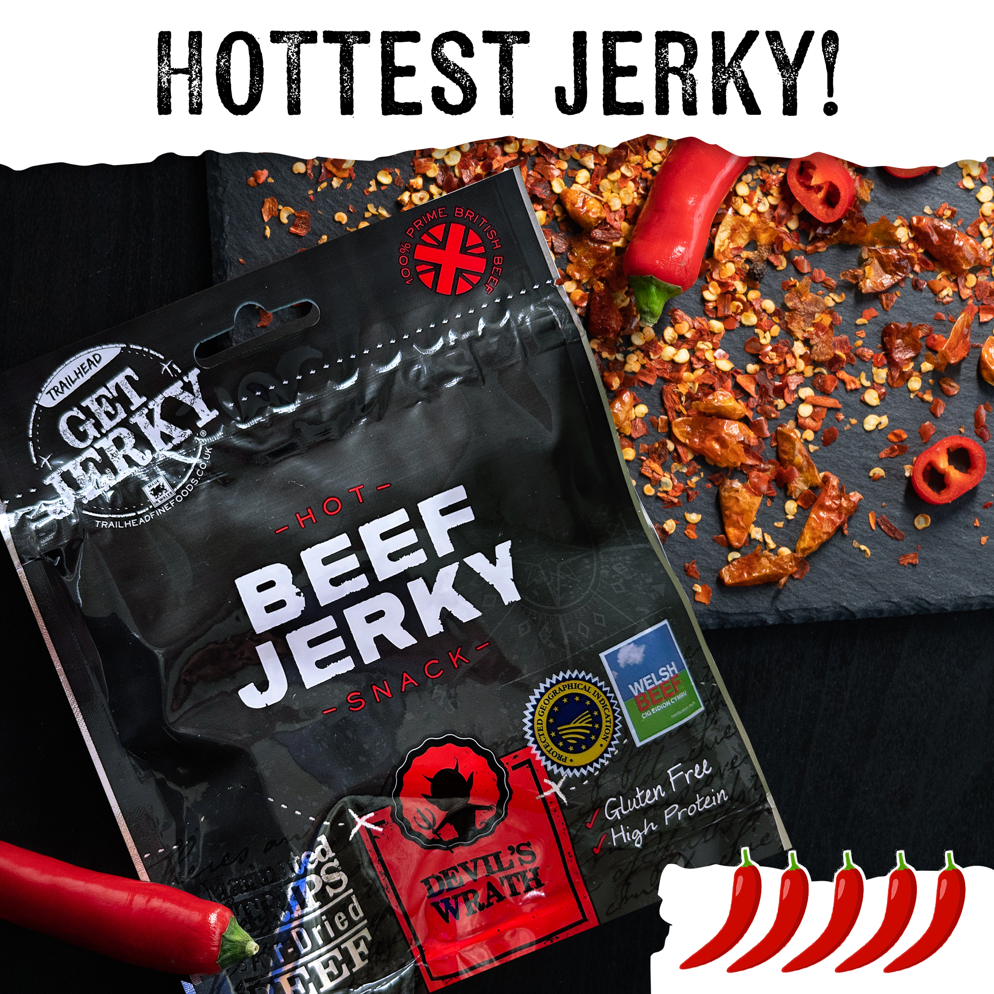 Devils Wrath Beef Jerky Hottest Jerky