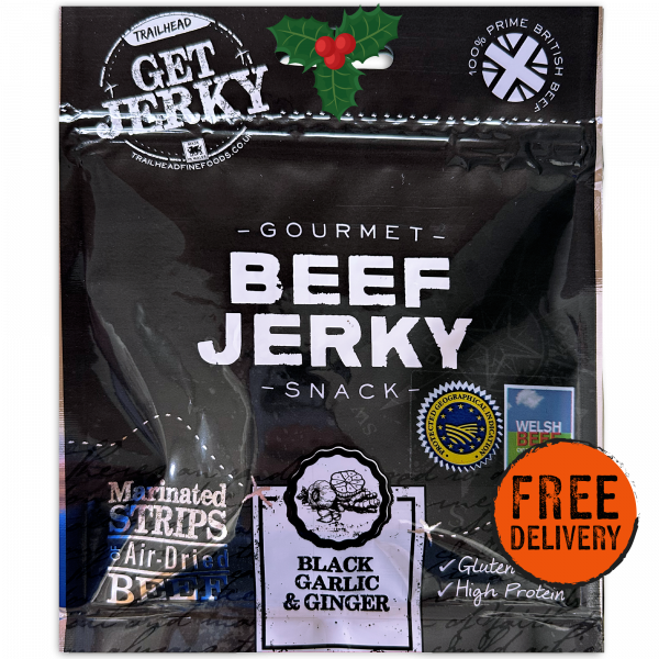 Garlic and Ginger Beef Jerky Christmas Gift