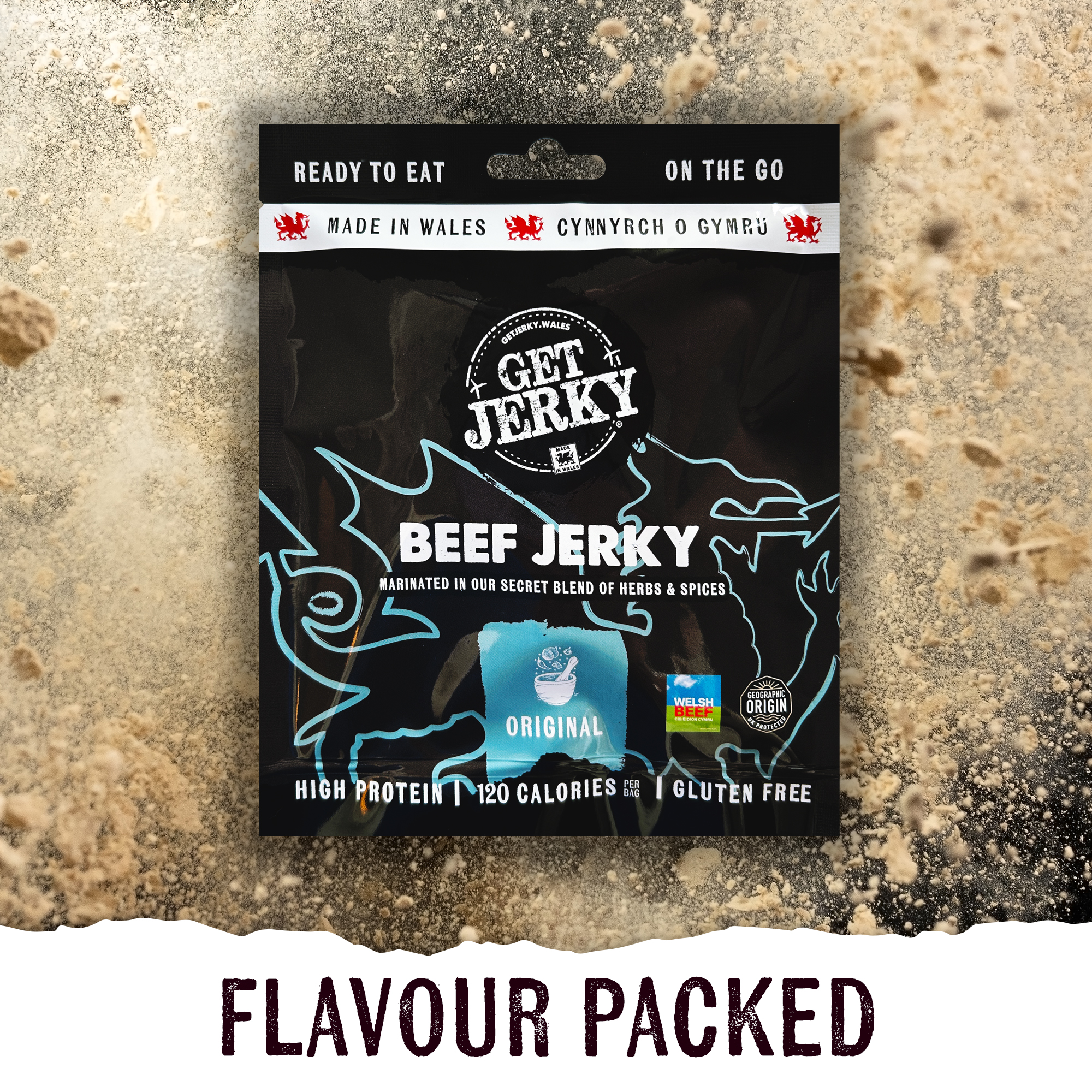 Original Beef Jerky flavour packed