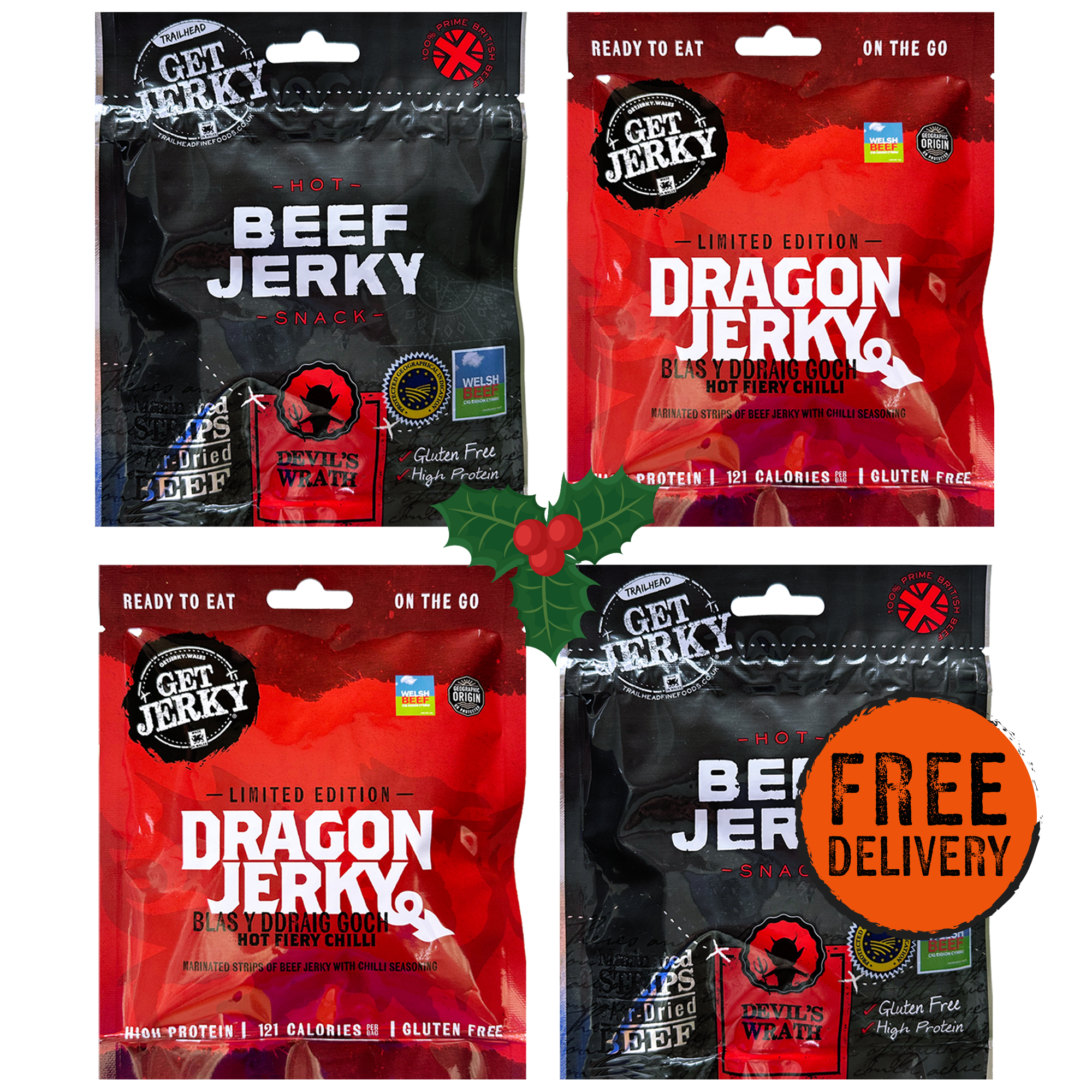 Spicy Beef Jerky Christmas Gift