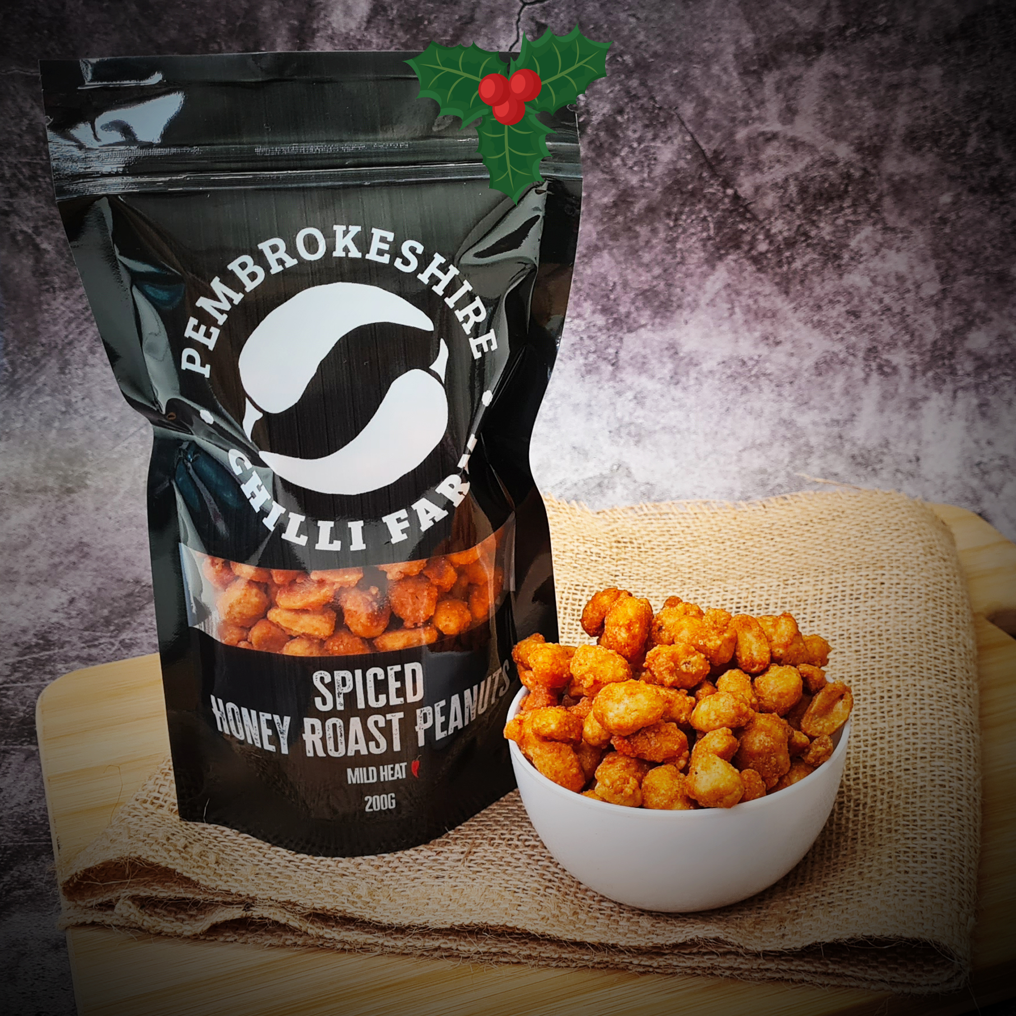 Beef Jerky Chilli & Honey Nuts Christmas Set