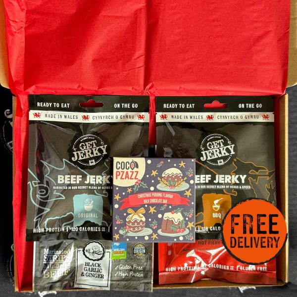 Favourites Beef Jerky Valentines Gift Set, Premium Welsh Jerky