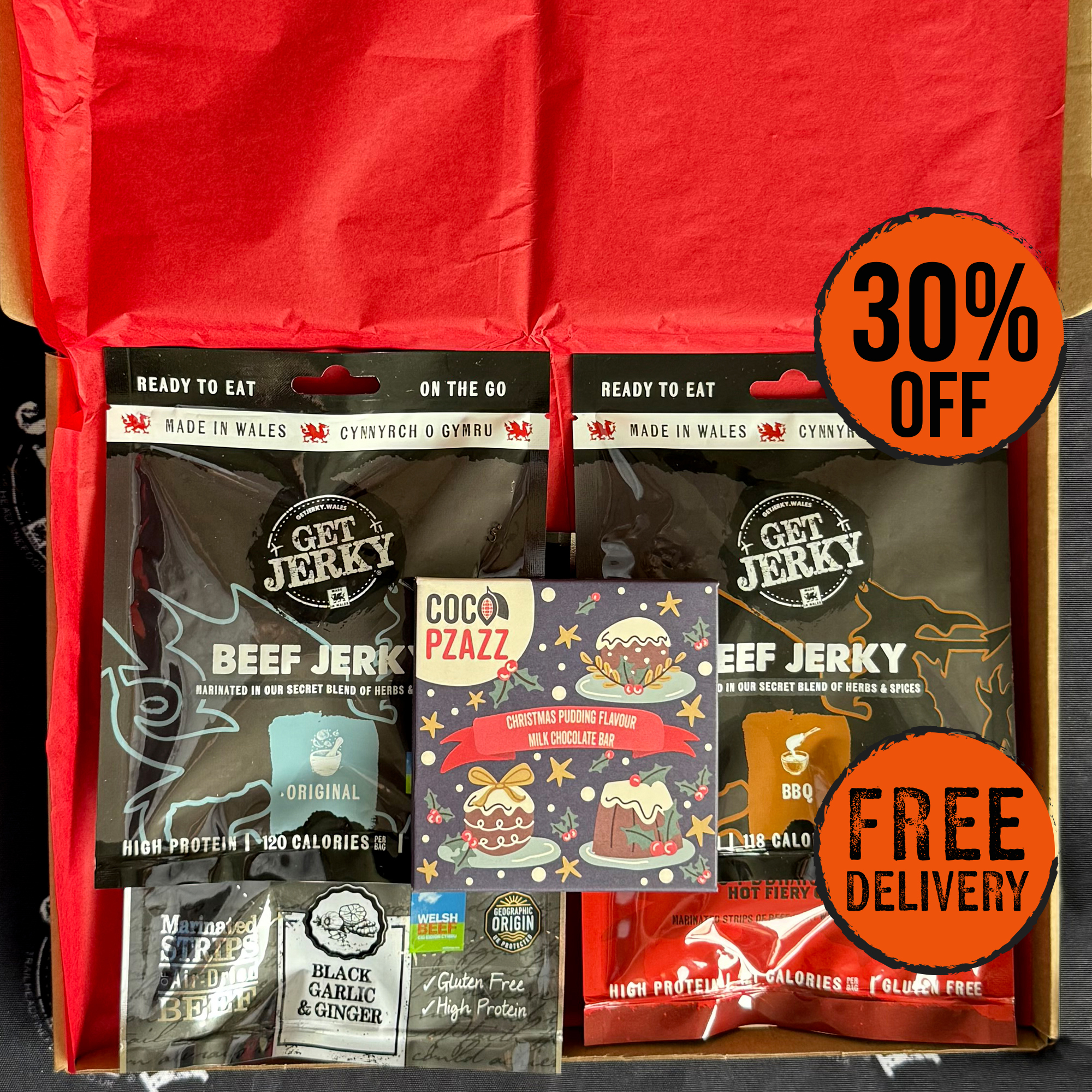 Favourites Beef Jerky Valentines Gift Set, Premium Welsh Jerky Sale