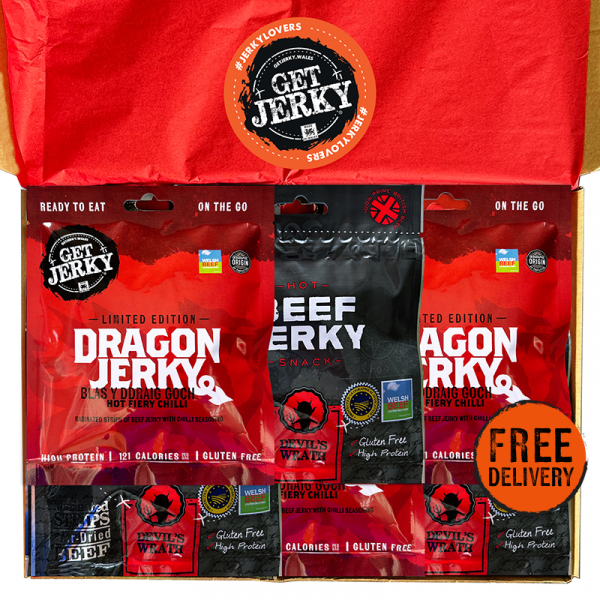 Spicy Beef Jerky Gift Set Get Jerky Chilli Free Delivery